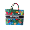 Custom Logo Large Canvas Beach Tote Bag Souvenir Puerto Rico Bags