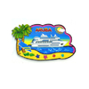 Custom Logo Shape Bahamas Curacao Aruba Souvenir Cruise Ship Souvenir Fridge Magnet