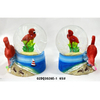 Custom Logo Resin Aruba Bahamas Caribbean Beach Souvenir Flamingo Snow Globe