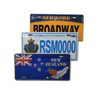 Custom Printing Metal Rectangular License Plate Kiwi Souvenir New Zealand Fridge Magnet