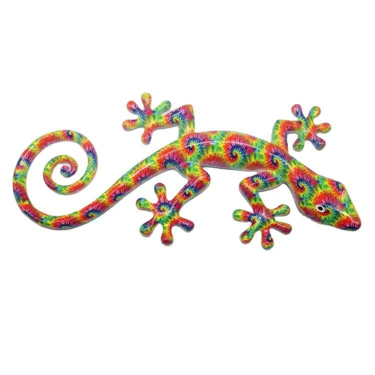 Wholesale Colorful Resin Wall Hanging Home Decorative Gecko Lizard Salamander Ornament