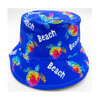 Wholesale Turtle Cap Caribbean Tropical Beach Souvenir Turtle Fisherman Bucket Hats with Custom Logo