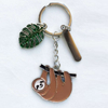 Custom Metal Lucky Cute Animal Costa Rica Souvenirs Sloth Keychain