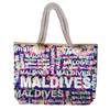 Custom Logo Canvas Foam Turtle Big Souvenir Mauritius Beach Tote Bag