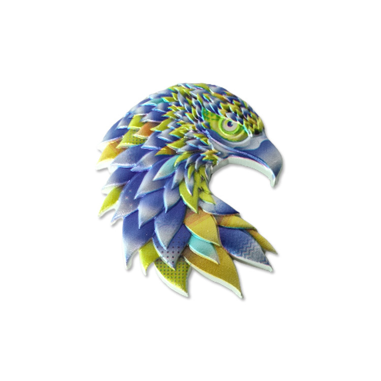 Wholesale Custom Resin 3D Printing Animal Shape Bird Souvenir Eagle Fridge Magnet