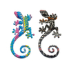 Modern Resin Gecko Hanging Sculptures for Wall Decor Resin Wall Lizard Figurines European Style Home Accessories