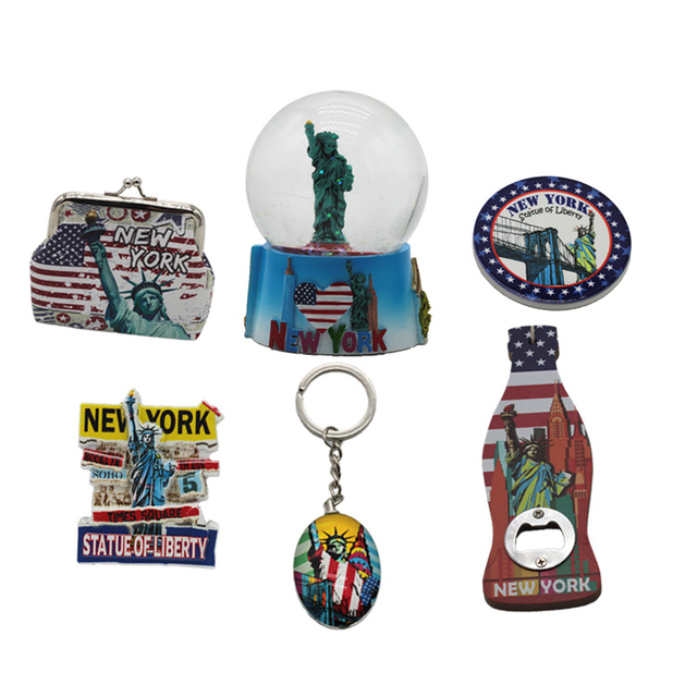 Custom Printed New York Tourist Souvenir Fridge Magnet