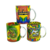 Customized Sea Turtle Ceramic Palm Tree Mug Beach Souvenir Hawaiian Cups