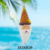 Customized 2024 Xmas Holiday Gifts Hanging Resin Ice Cream Lollipop Sweets Candy Cane Christmas Decorations