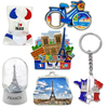 Custom Logo Zinc Alloy Metal France Paris Souvenir De Paris Cadeau De Souvenirs Fridge Magnet