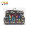 Wholesale Custom Women Small PU Leather Coin Purse New York Purses