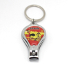 Custom Travel Multi Function Bottle Opener Keychain Gifts Metal Souvenir Nail Clipper Keychain