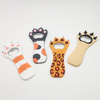 Cartoon Cute Animal Paw Beer Bottle Opener Dog Cat Paw Fridge Magnet PVC Beer Opener