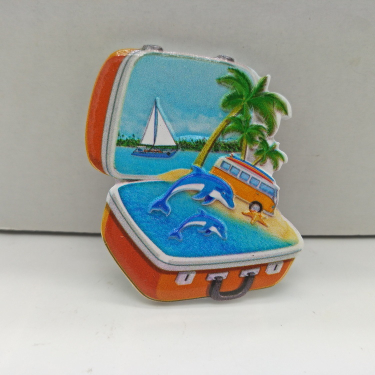 Beach Tourist Resin Magnet Cayman Islands Souvenir Fridge Magnet