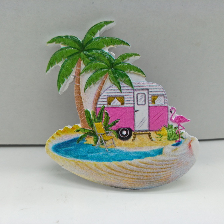 Beach Tourist Resin Magnet Cayman Islands Souvenir Fridge Magnet