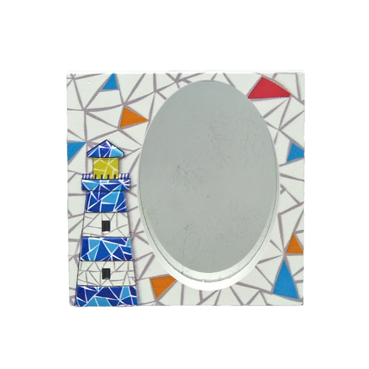 Souvenir Collection Resin Mirror Frame Magnetic Refrigerator Spain Granada Oman Islamic Souvenir Fridge Magnet