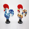 Portugal Barcelos Souvenir Lucky Resin Rooster Figurines for Home Decor