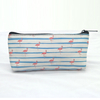 Nautical Crab Printed Souvenir Gift PU Leather Striped Coin Purse