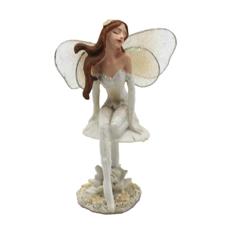 Wholesale Resin Garden Figurine Flower Fairy Statue