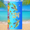 Custom Logo Printing 230 GSM Turtle Spain Island Beach Souvenir Ibiza Mallorca Tenerife Beach Towels