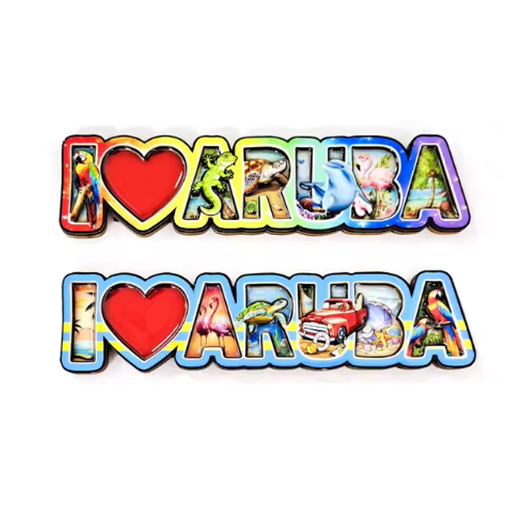 Factory Custom Logo Decorative Refrigerator Magnet MDF Wooden Creative Cartoon Student Ruler Fridge Magnet