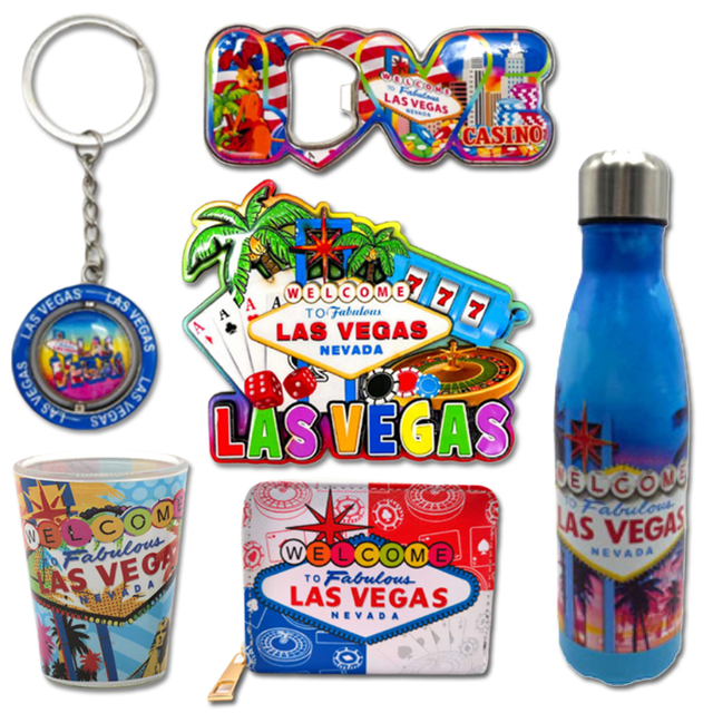 Factory Customized Design MDF Wooden Las Vegas Fridge Magnet Dice Casino Souvenirs Fridge Magnet