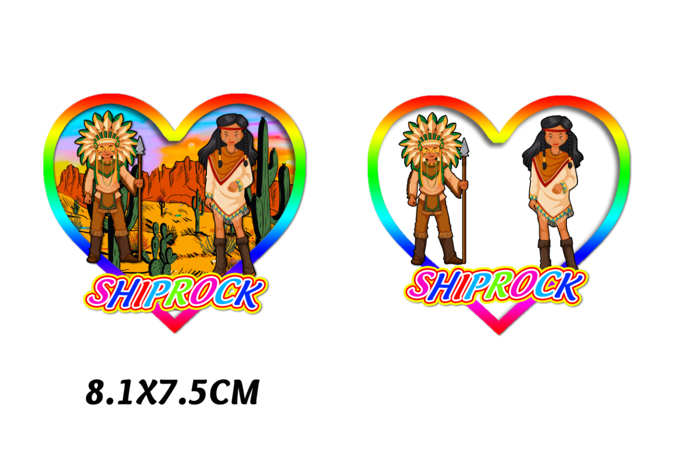 Factory Custom Logo MDF Wood Indian Shiprock USA New Mexico Souvenir Gifts Fridge Magnet