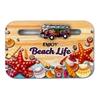 Wholesale Custom Tourist Souvenirs Beach City Wood Fridge Magnet 3D Movable Sliding Fridge Magnet