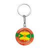 Custom Logo Glass Key Chain Da Nang Vietnam Keyring Hanoi Ho Chi Minh Souvenir Vietnam Flag Keychain