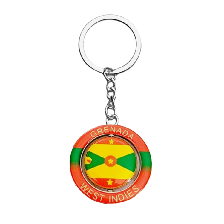 Custom Logo Glass Key Chain Da Nang Vietnam Keyring Hanoi Ho Chi Minh Souvenir Vietnam Flag Keychain