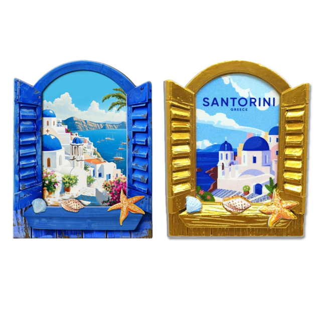Customized Design Ancient Architecture 3D Resin Greek Greece Souvenir Thessaloniki Fridge Magnet