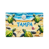 Custom Logo Printed Resin Refrigerator Magnet Beach Turtle Florida Souvenirs Tampa Fridge Magnet