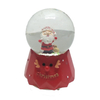 Hand-Painted Christmas Gift Decorative Musical Christmas Snow Globe