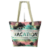 Custom Logo Women Fashion Tourist Souvenir Canvas Beach Tote Bag