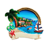 Manufacturer Custom Beach Resin Magnet Tourist Souvenir Brazil Bahia Fridge Magnet