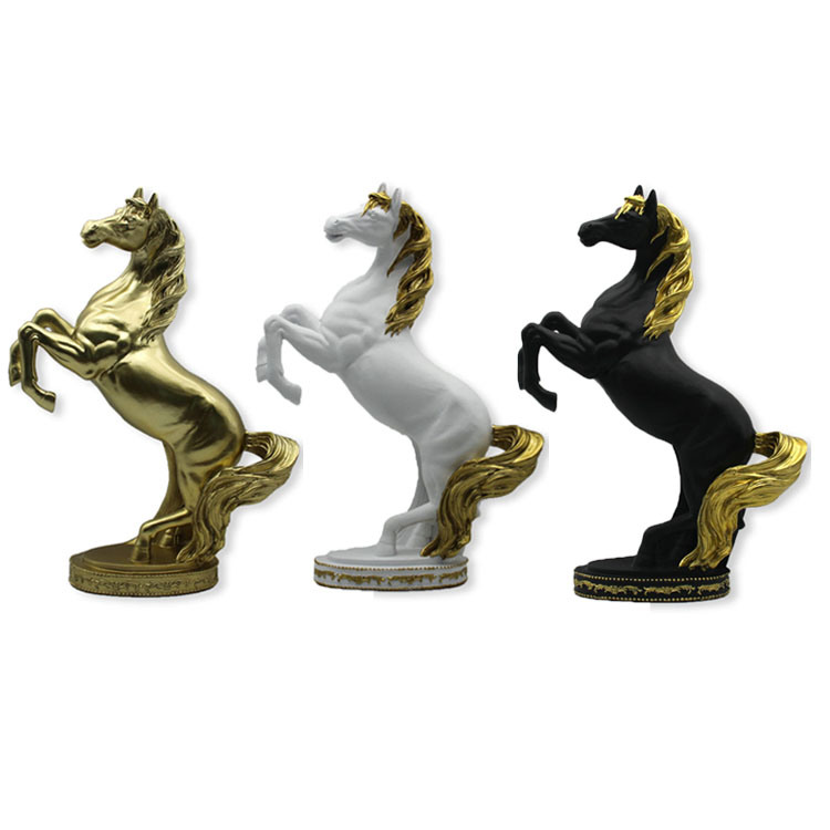 Custom Resin Statue Home Decorative Horse Figurine Large Animal Statues