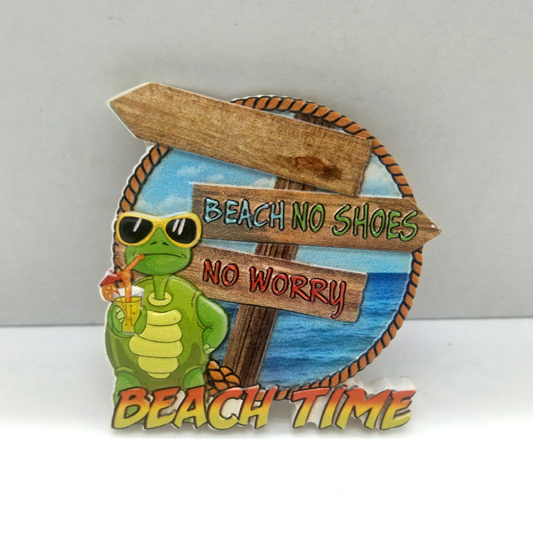 Custom Resin Beach Souvenir Tourist Polynesia Samoa Souvenir Fridge Magnet