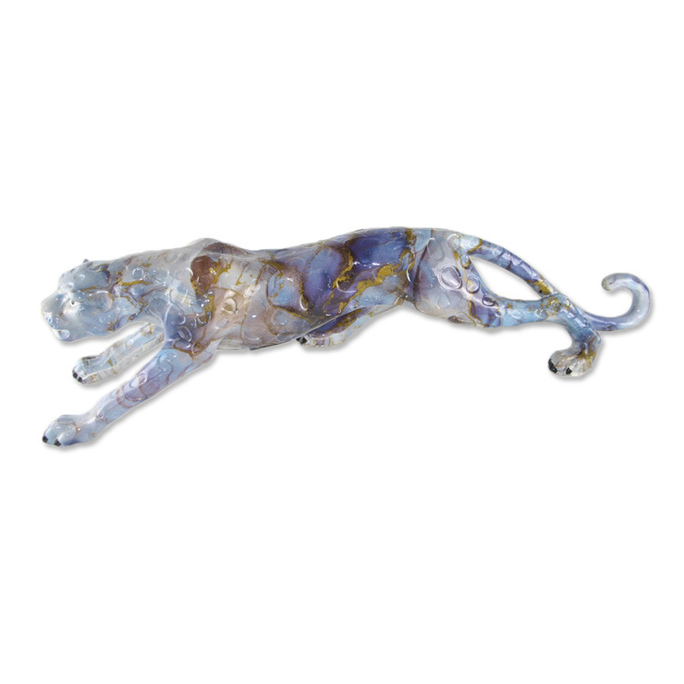 Wholesale Modern Animal Home Decor Resin Art Sculpture Leopard Statue