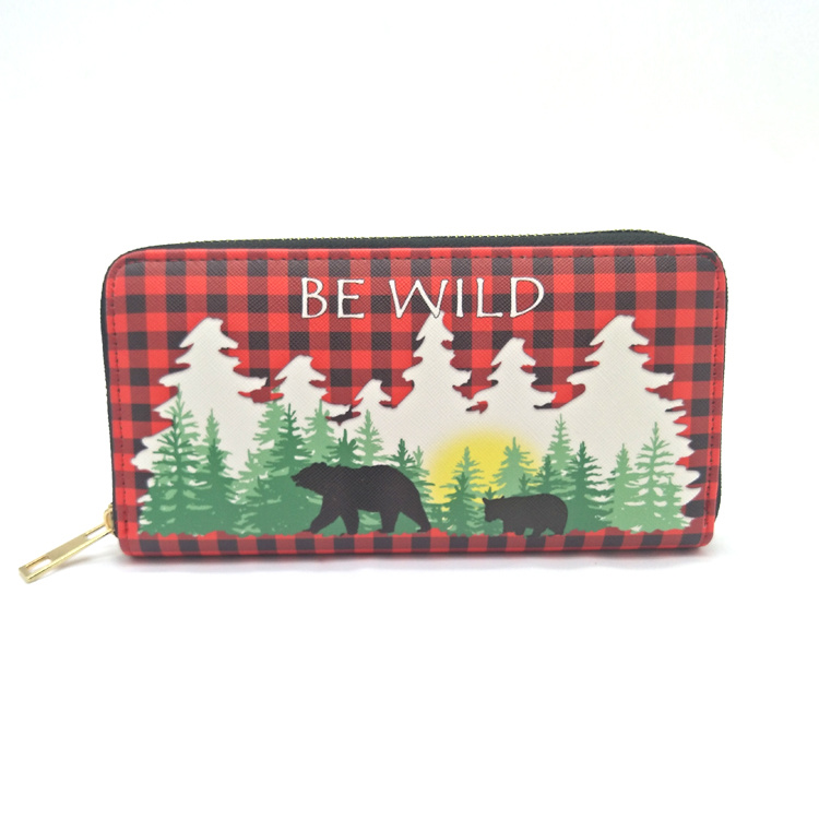 Custom Small Hasp Souvenir Wallet Sublimation Coin Purse