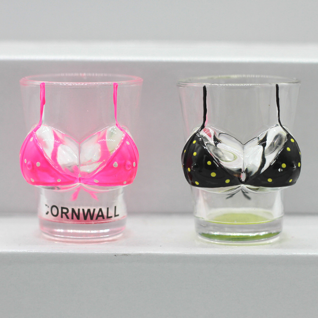 Personalized Custom Logo Glass Cup Funny Sexy Bikini Shot Glass