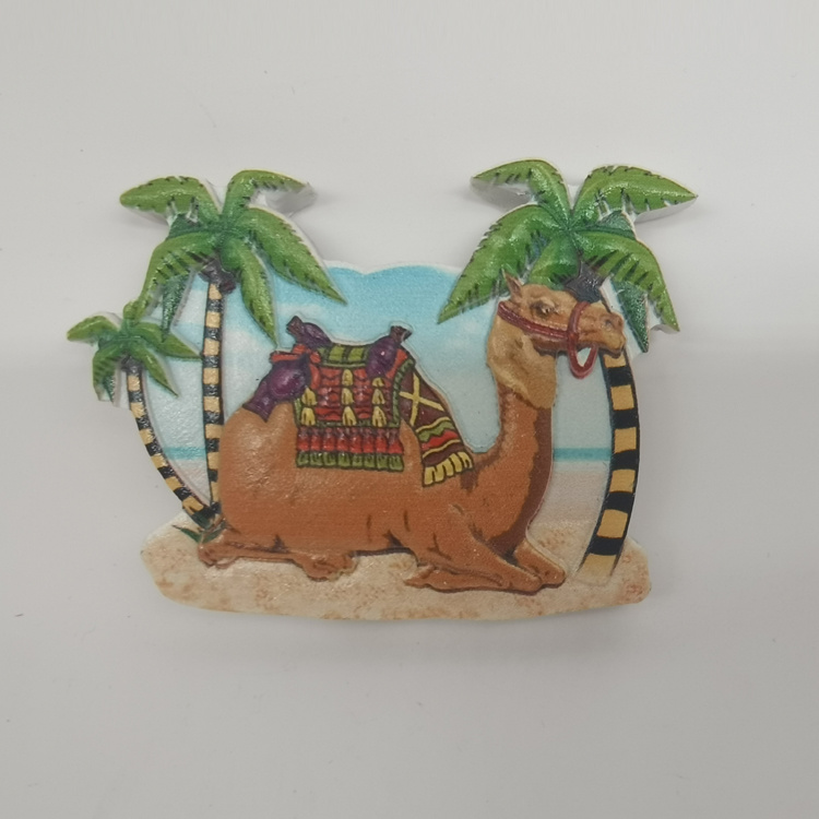 Factory Free Design Resin 3D Printing Camel Morocco Souvenir Fridge Magnet