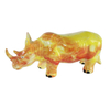 Water Transfer Printing Modern Art Sculpture Animal Figurine Resin Rhino Statue