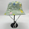 Custom Logo Print Cotton Cute Kids Bucket Hat Children Beach Hats