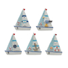 Custom 3D Resin Boat Nautical Magnet Souvenir Sailboat Fridge Magnet