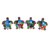 Wholesale Tourist Souvenirs Hand-Painted Resin Beach 3D Turtle Resin Fridge Magnet