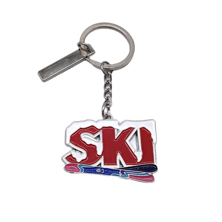 Wholesale Custom Shaped Zinc Alloy Metal Tourist Souvenir Keychains with Your Logo Names