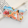 Custom 3D Resin Printing Beach Bikini Souvenirs Sicilia Fridge Magnet