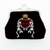 Wholesale Printing Kiss Lock Mini Change Purse Skull Wallet Coin Purse