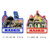 Wholesale Custom Country City Wood Spain Tourist Souvenir Madrid Fridge Magnet