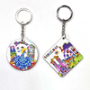 Wholesale Custom Spain Fridge Magnet Mosaic Design Wood Tourist Souvenirs Barcelona Keychain